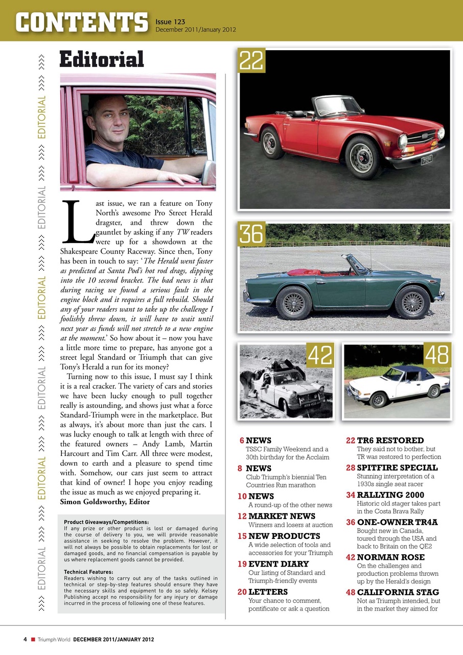 Triumph World Preview Pages