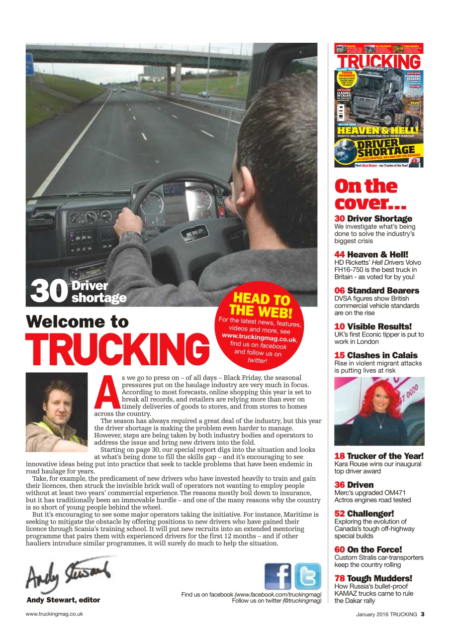 Trucking Magazine Preview Pages