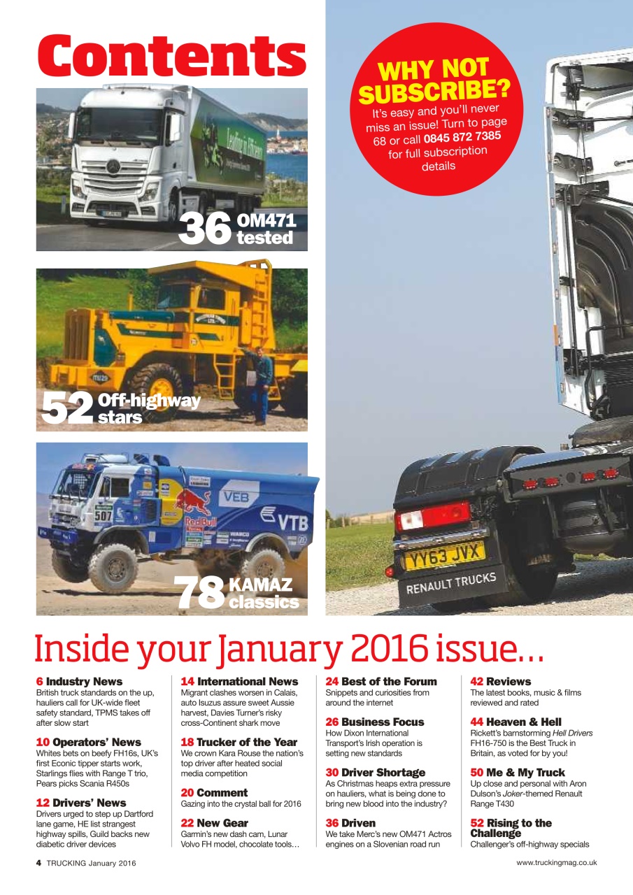 Trucking Magazine Preview Pages