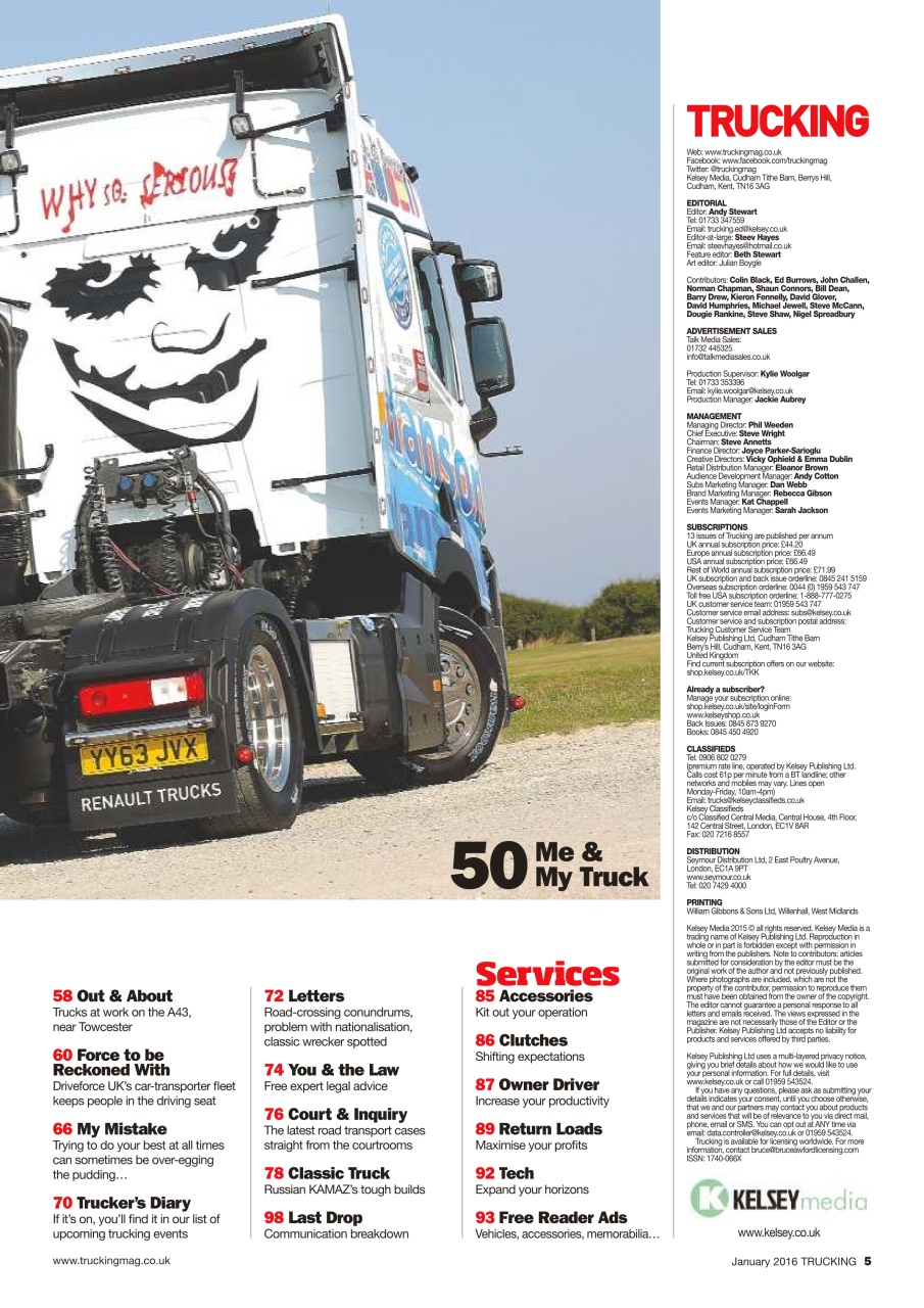 Trucking Magazine Preview Pages