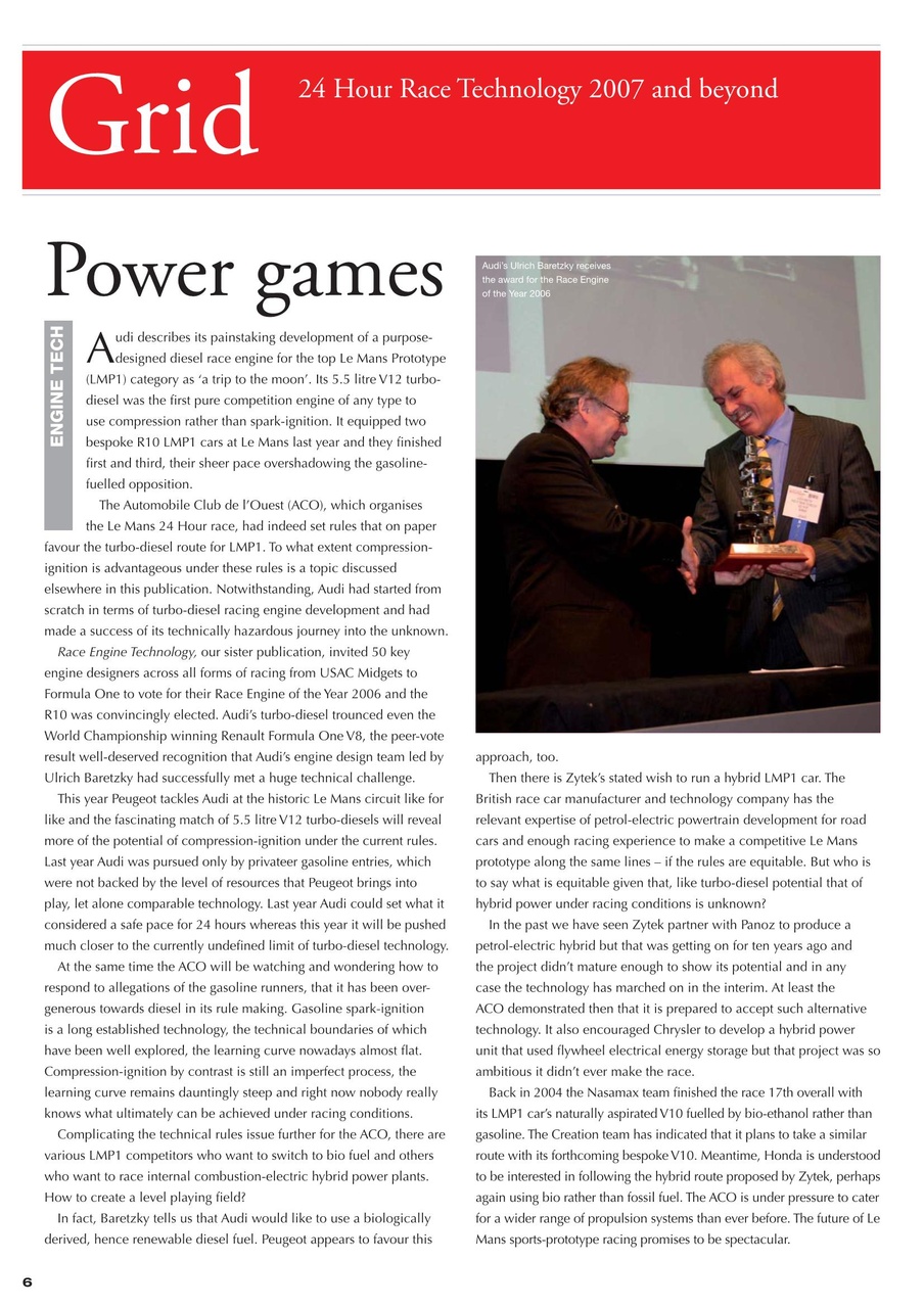 24 HOUR Race Technology Preview Pages