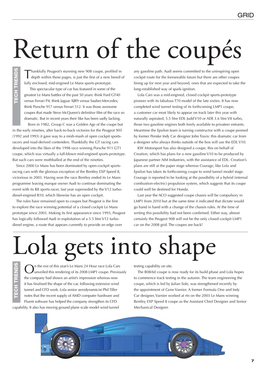 24 HOUR Race Technology Preview Pages