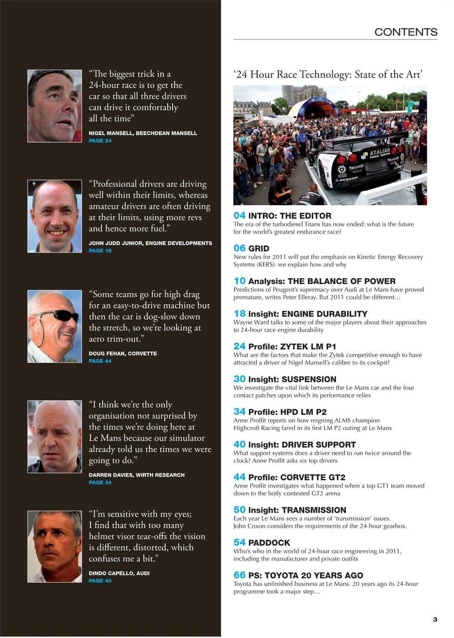 24 HOUR Race Technology Preview Pages