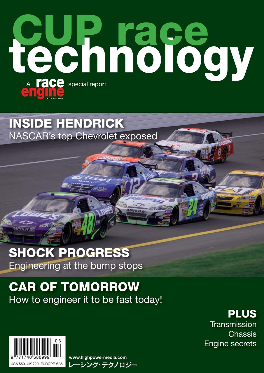 CUP Race Technology Preview Pages