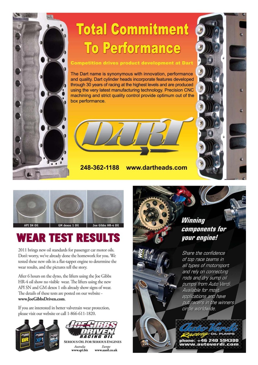 CUP Race Technology Preview Pages