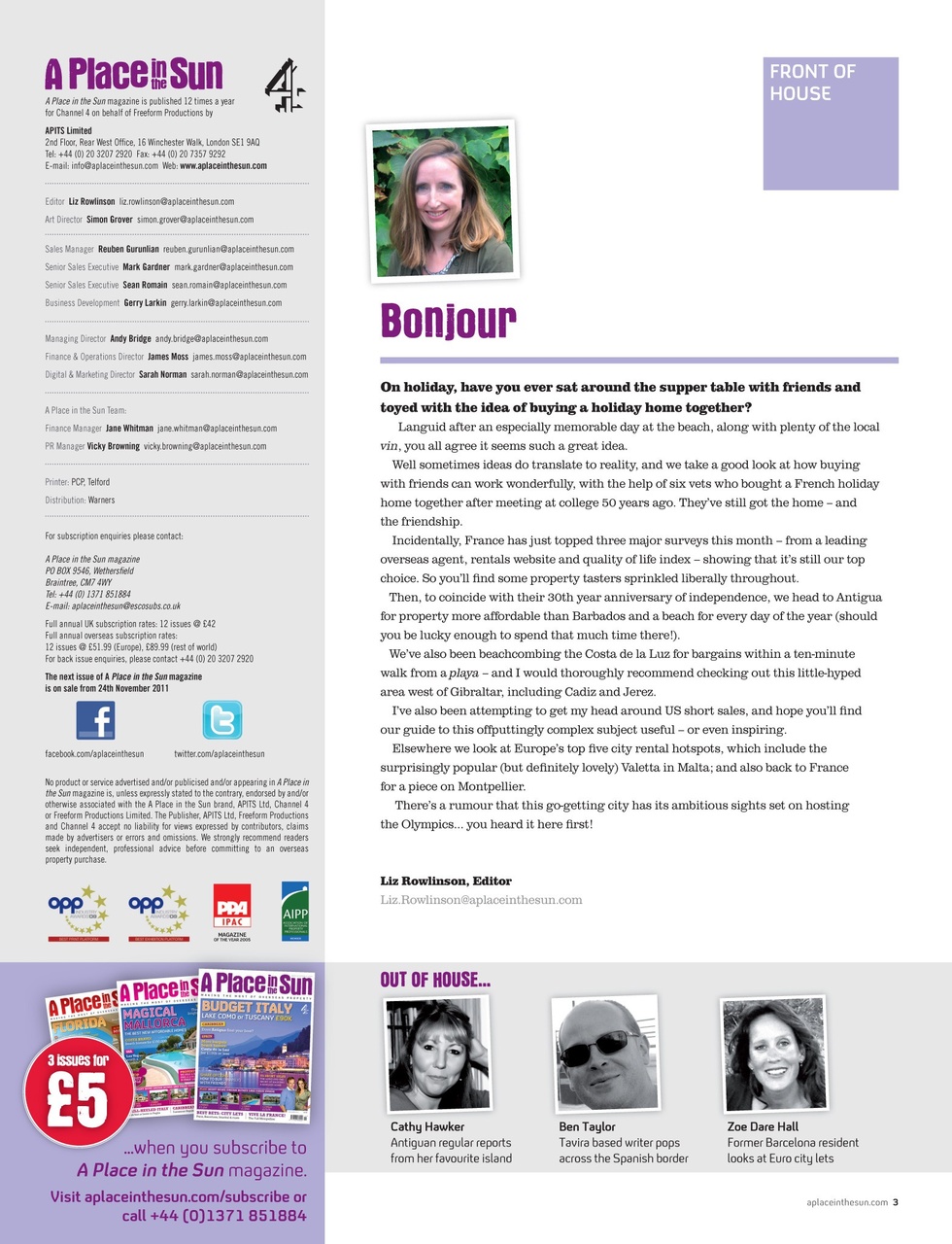 A Place in the Sun Magazine Preview Pages