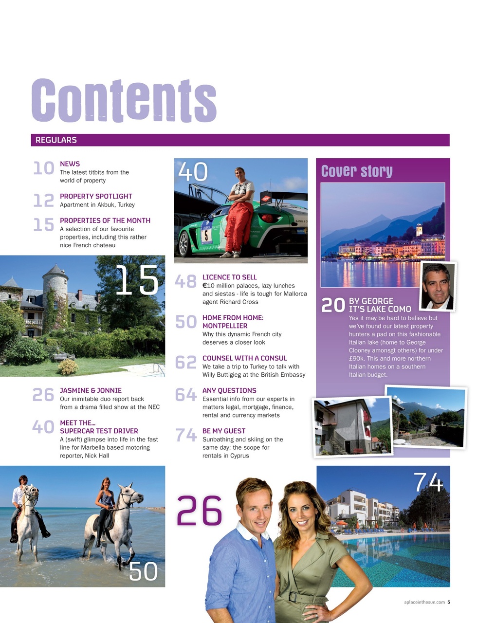 A Place in the Sun Magazine Preview Pages