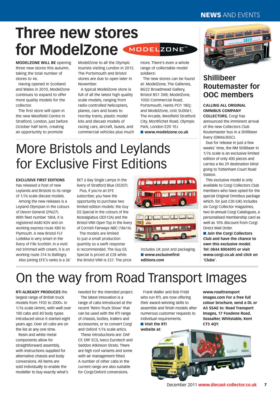 Diecast Collector Preview Pages