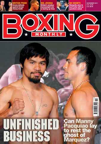 Boxing Monthly issue Boxing Monthly November 2011