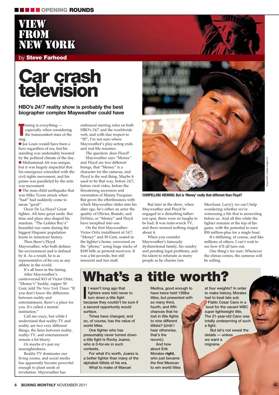 Boxing Monthly Preview Pages