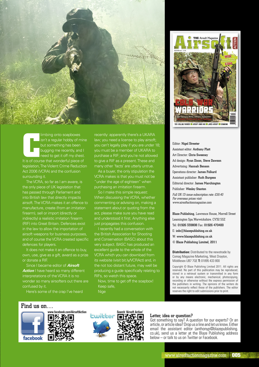 Airsoft Action Preview Pages