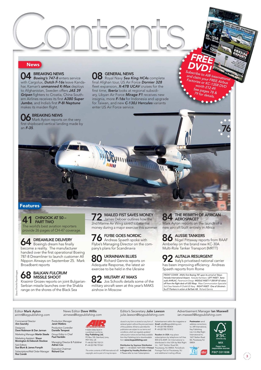AIR International Preview Pages