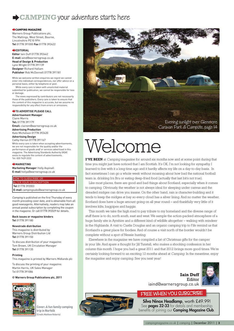 Camping Preview Pages