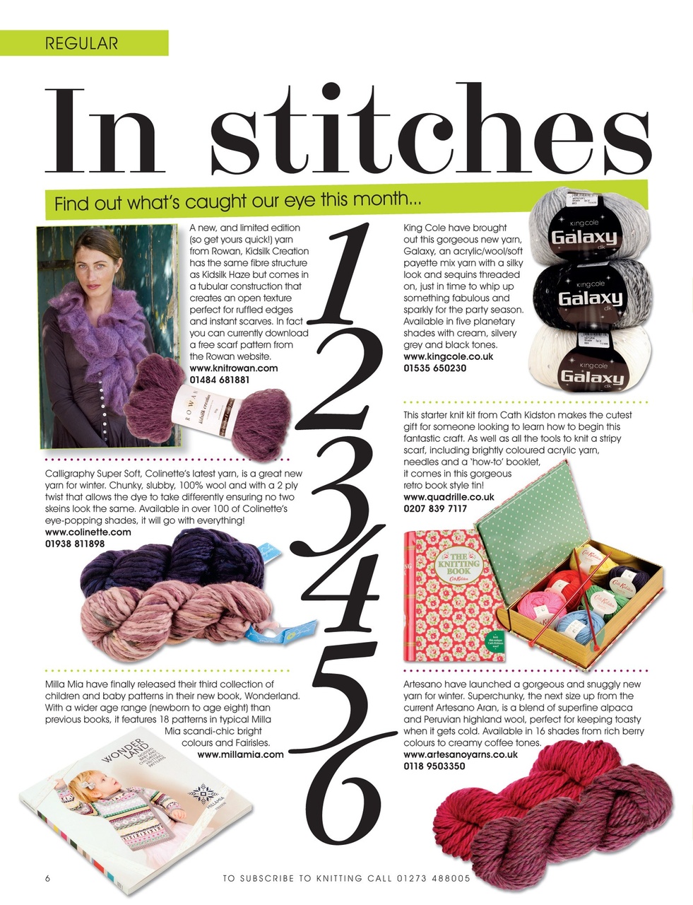 Knitting Preview Pages