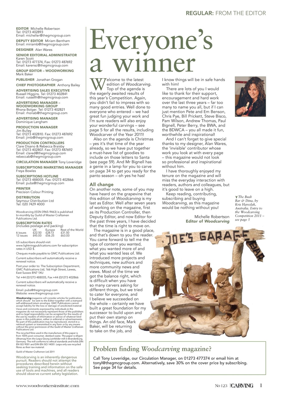 Woodcarving Preview Pages