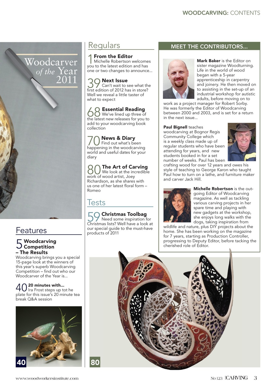 Woodcarving Preview Pages