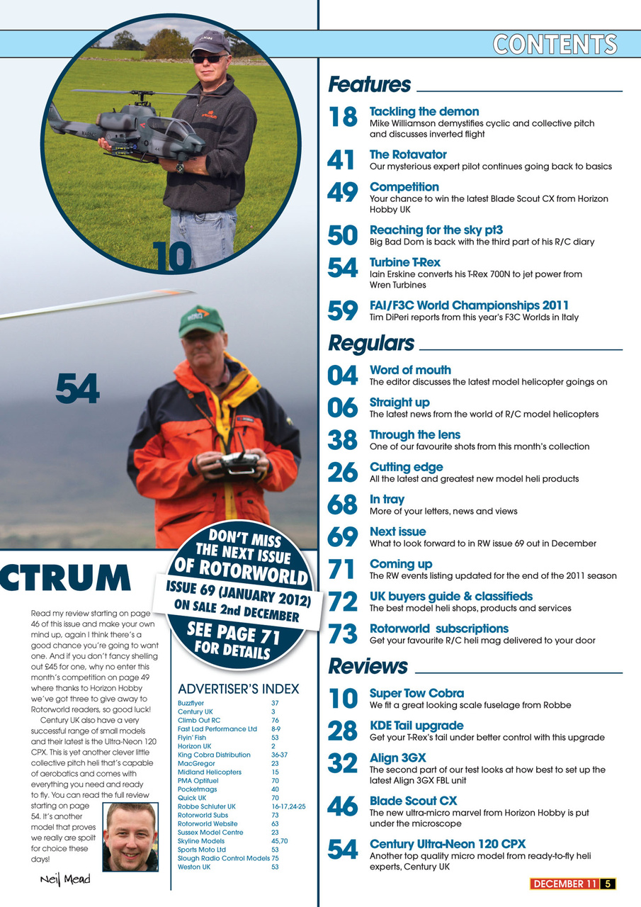 Radio Control Rotor World Preview Pages