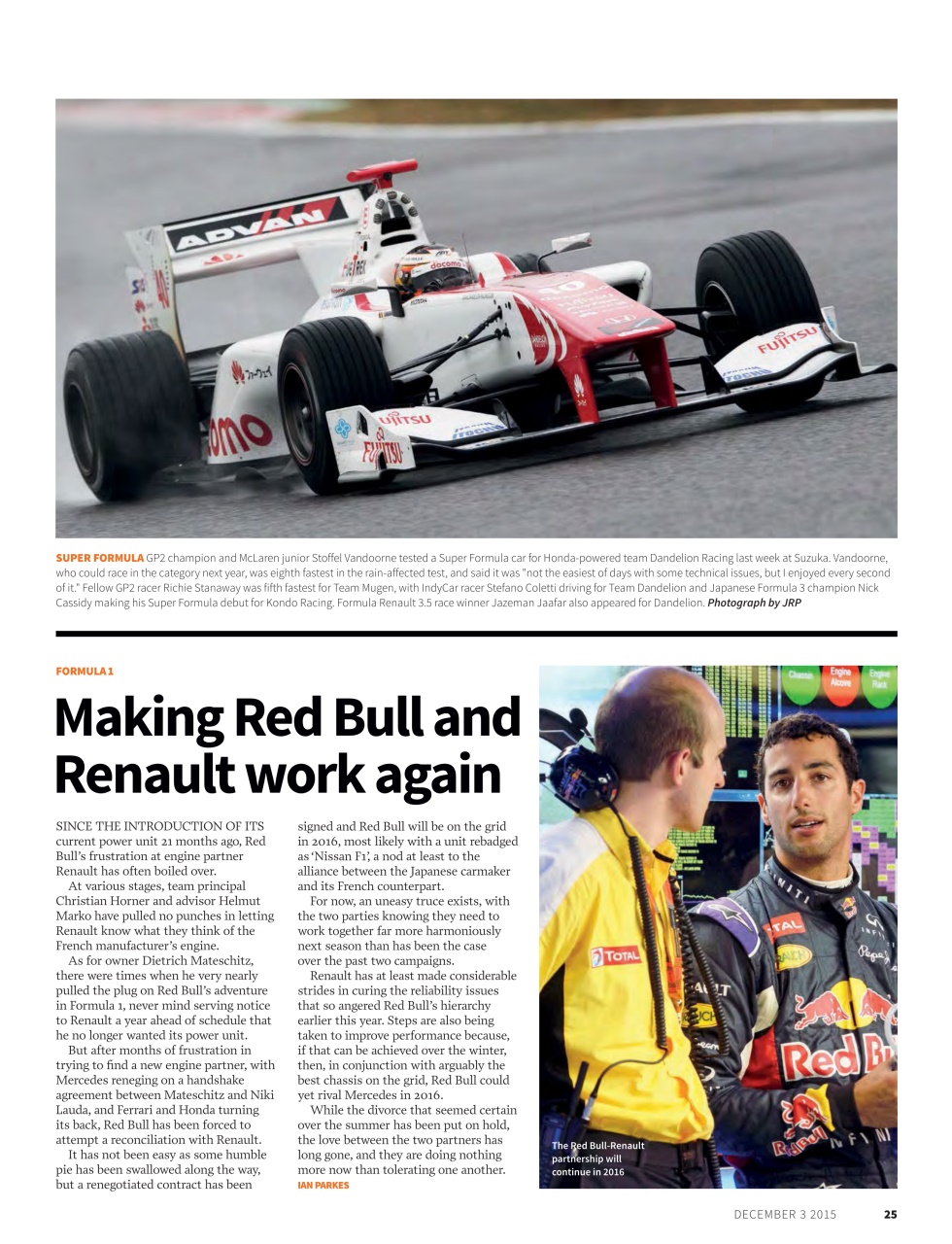 Autosport Preview Pages