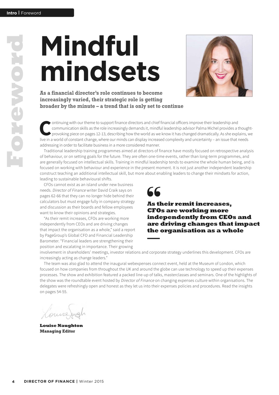 Director of Finance Preview Pages