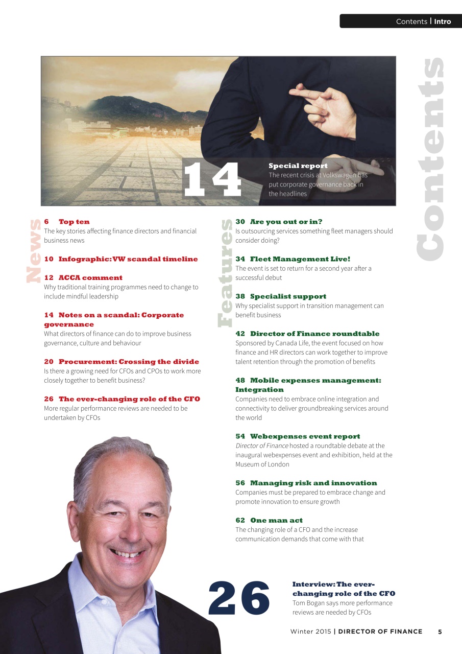 Director of Finance Preview Pages