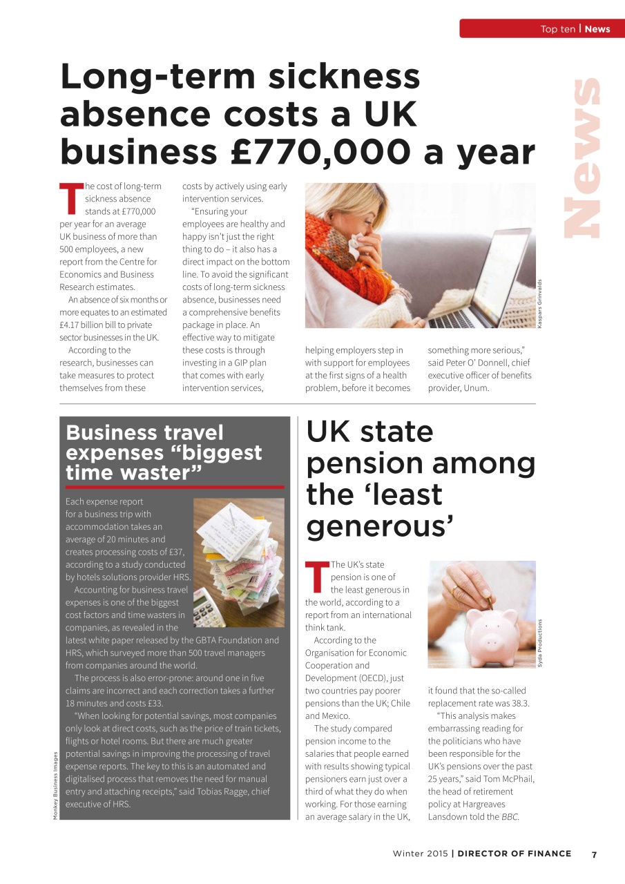 Director of Finance Preview Pages
