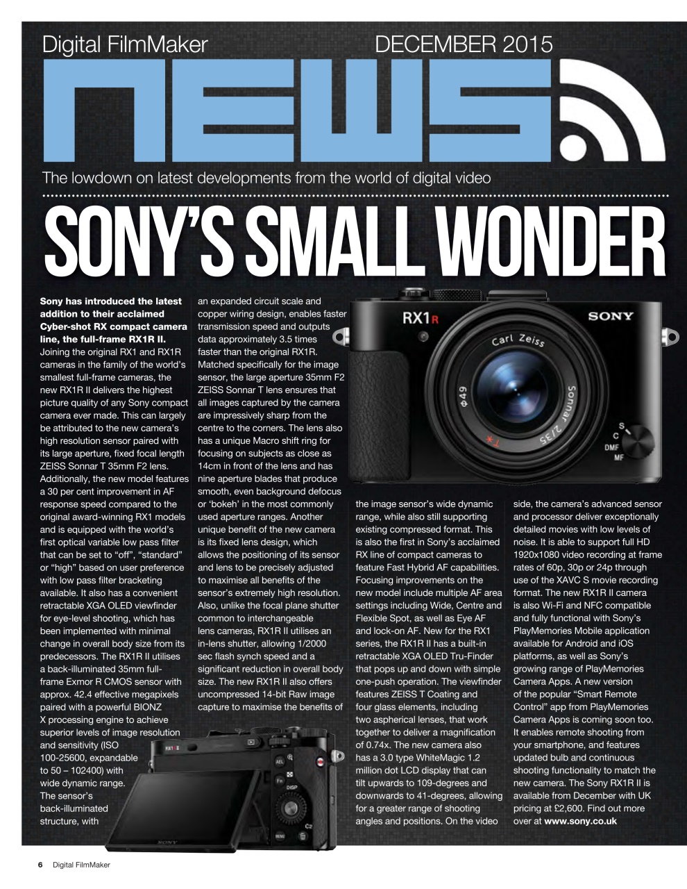 Digital FilmMaker Preview Pages