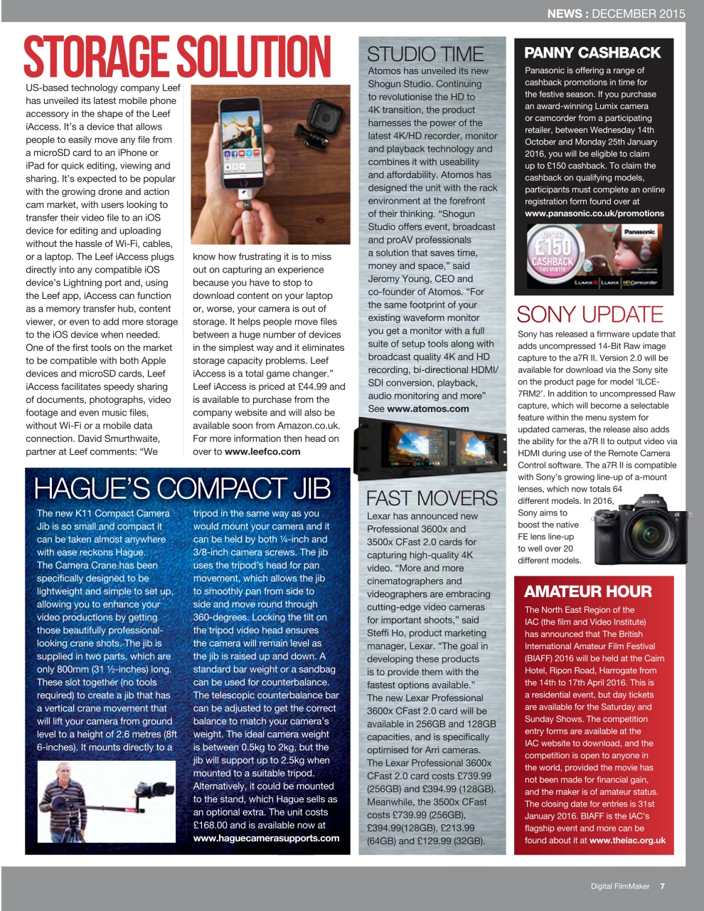 Digital FilmMaker Preview Pages