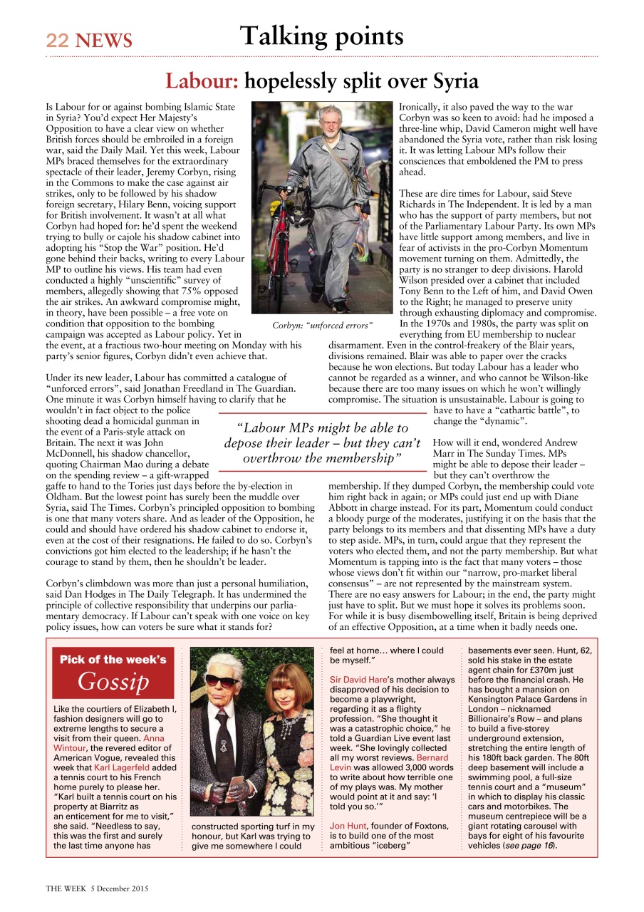 The Week Preview Pages