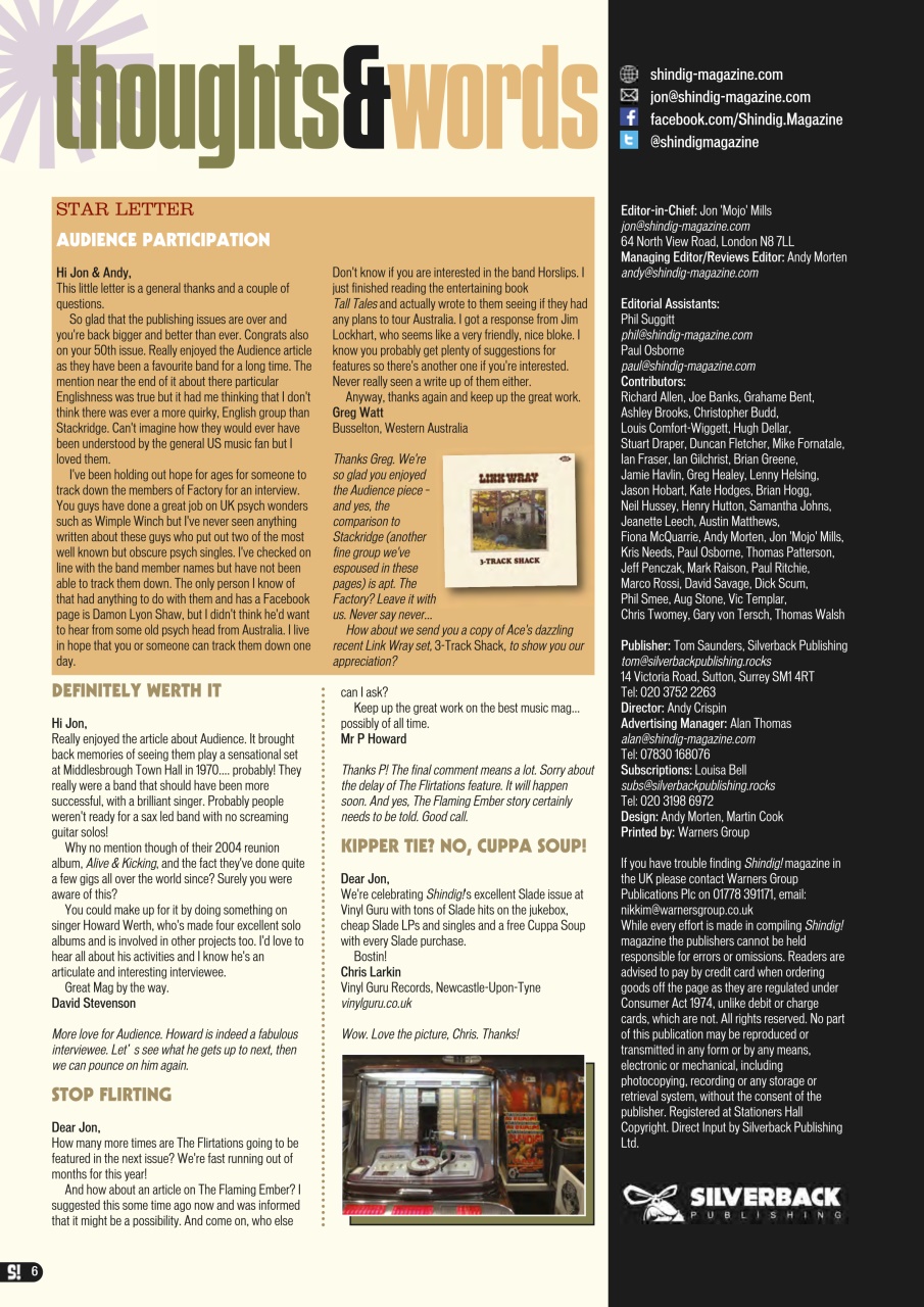 Shindig! Preview Pages