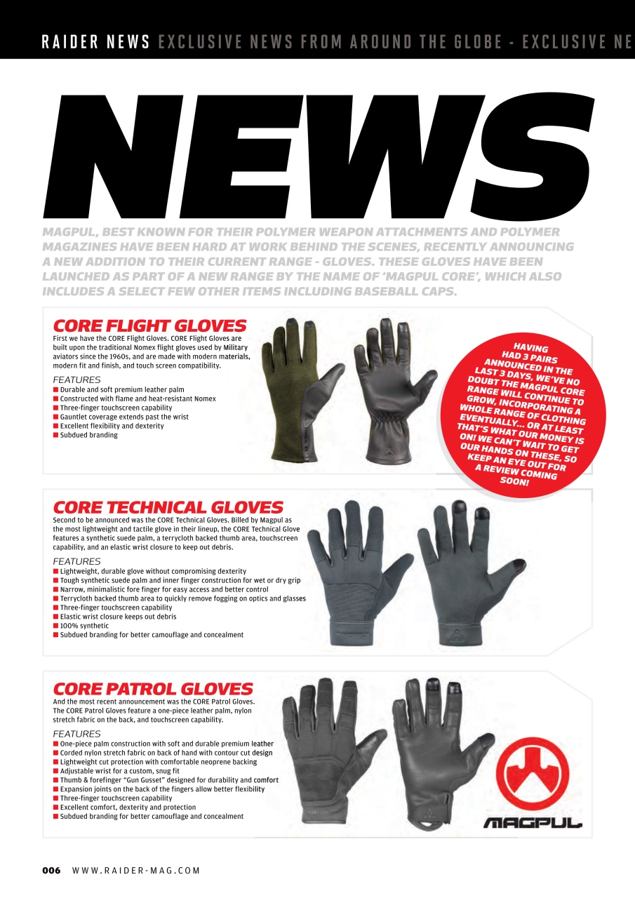 Raider Preview Pages