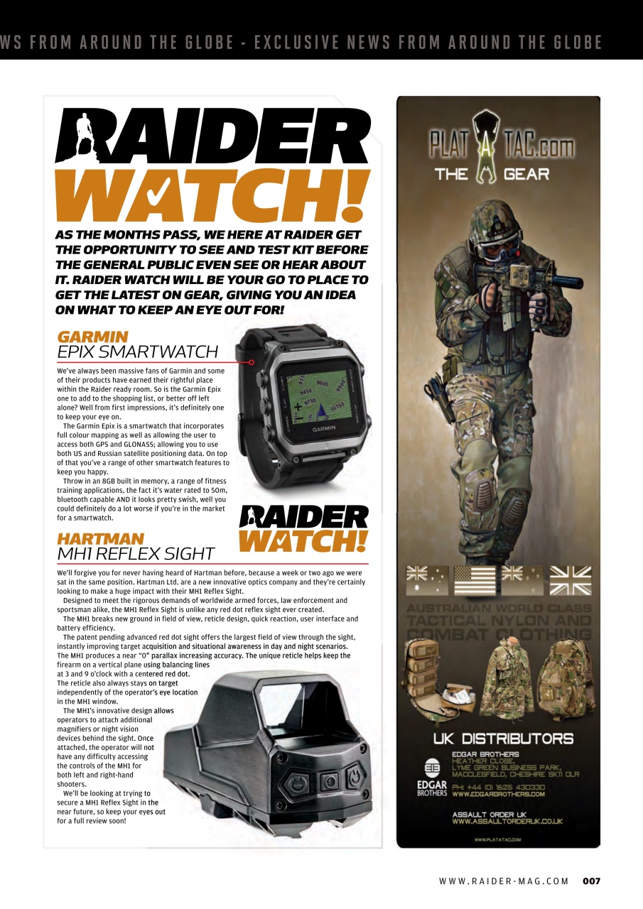 Raider Preview Pages
