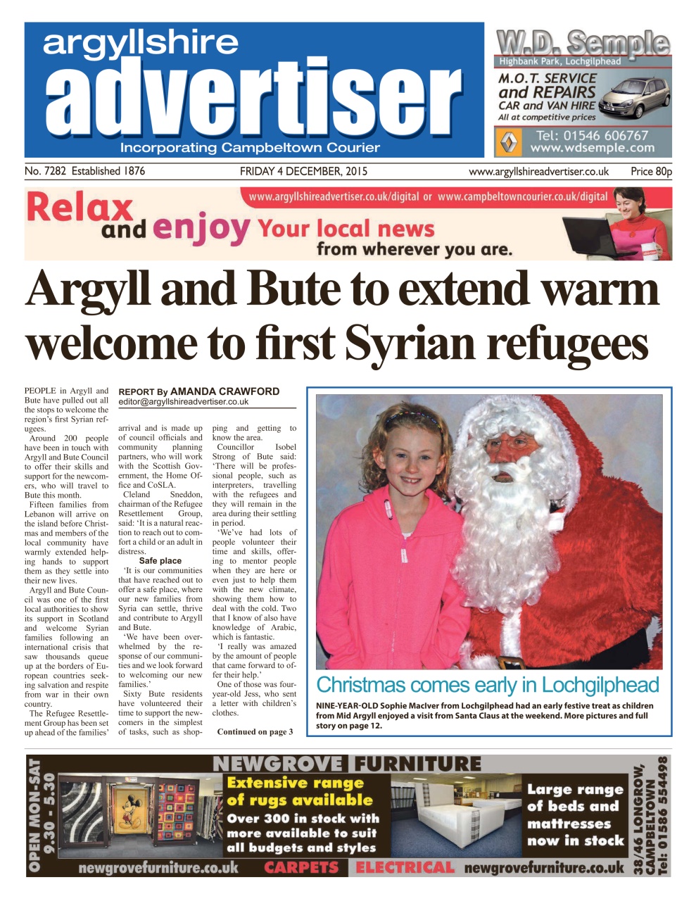 Argyllshire Advertiser Preview Pages
