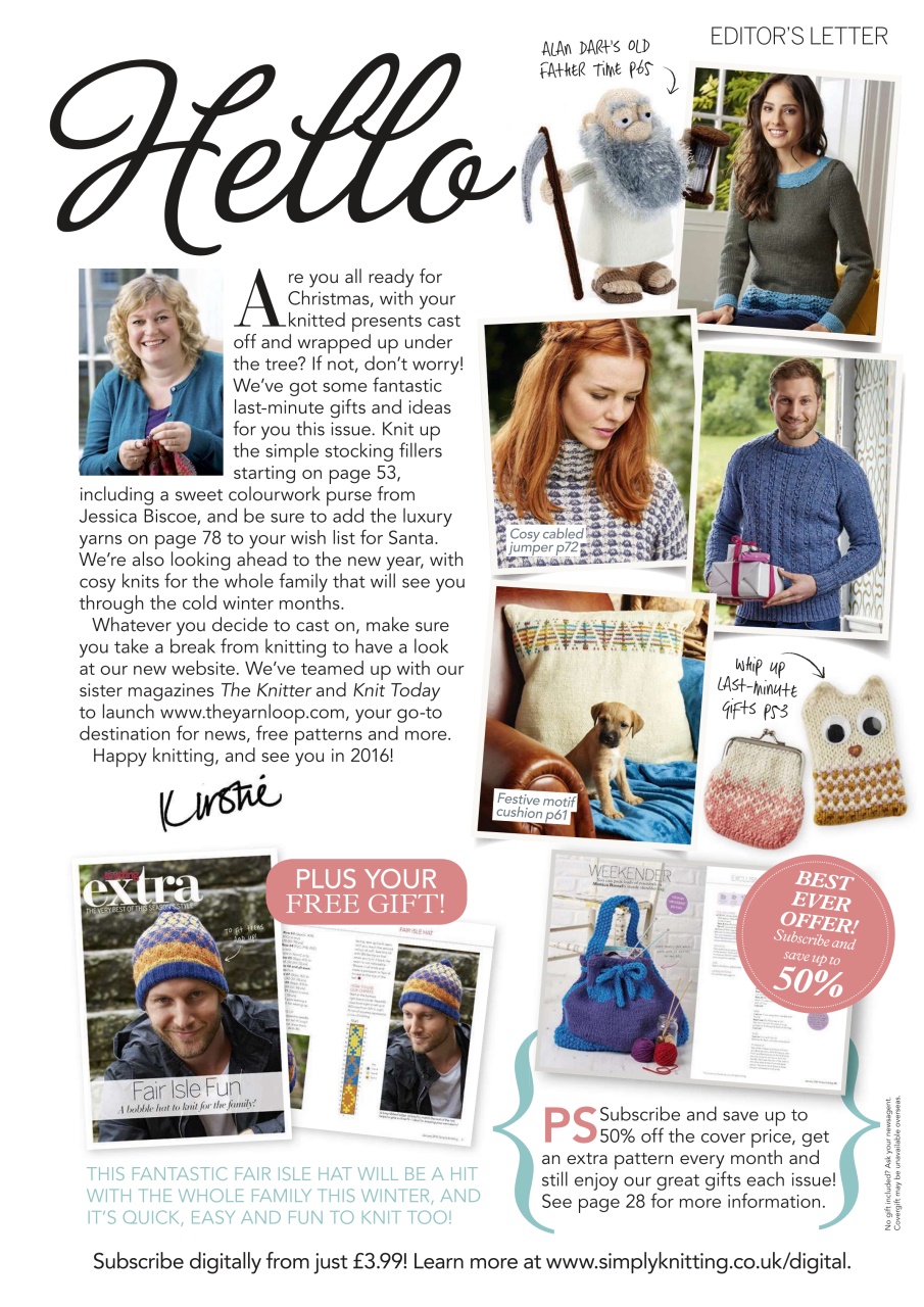 Simply Knitting Preview Pages