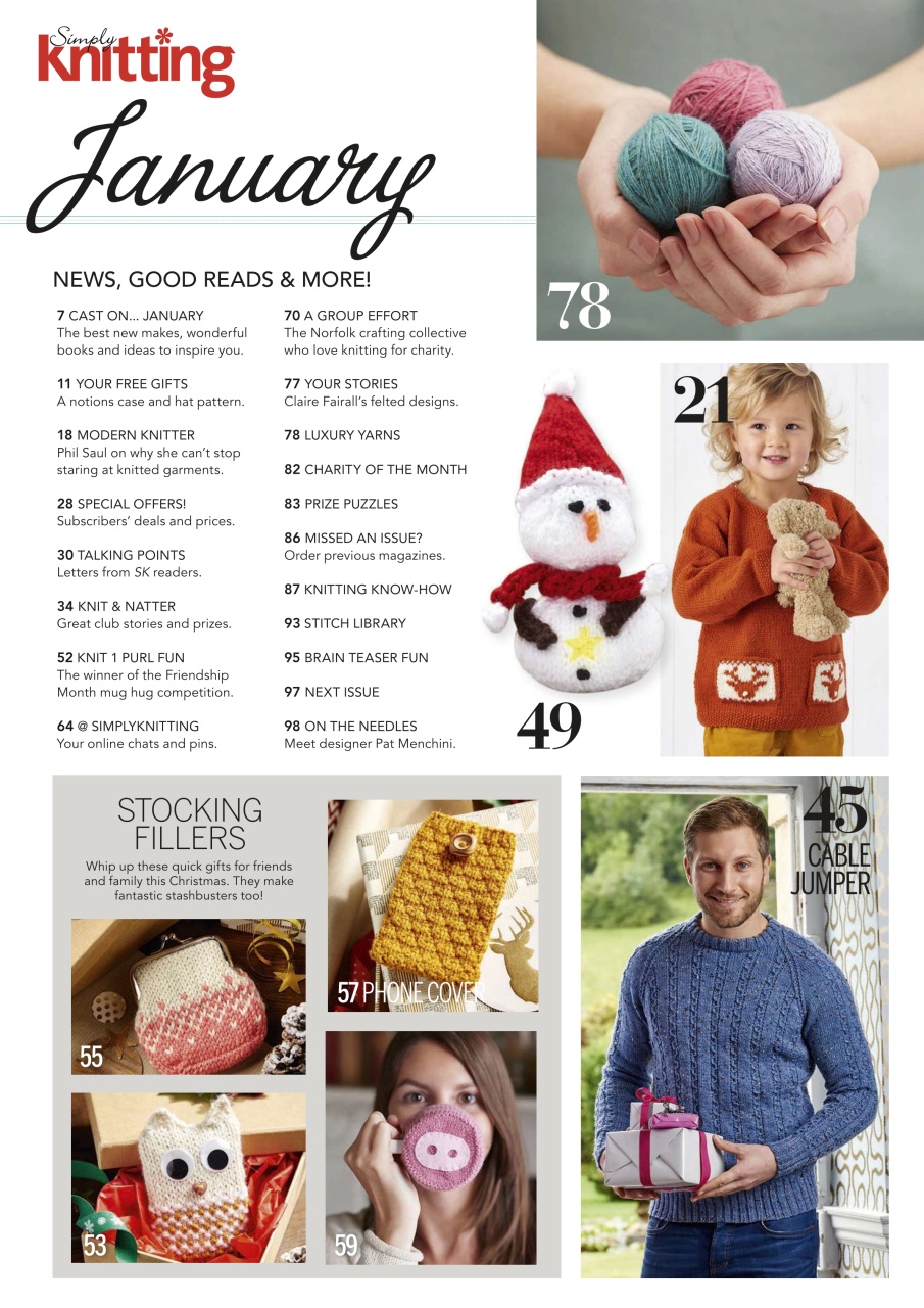 Simply Knitting Preview Pages