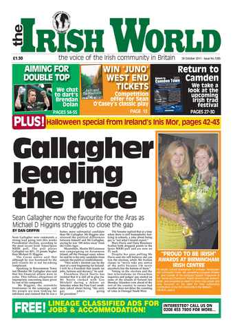 Irish World issue 29th October 2011