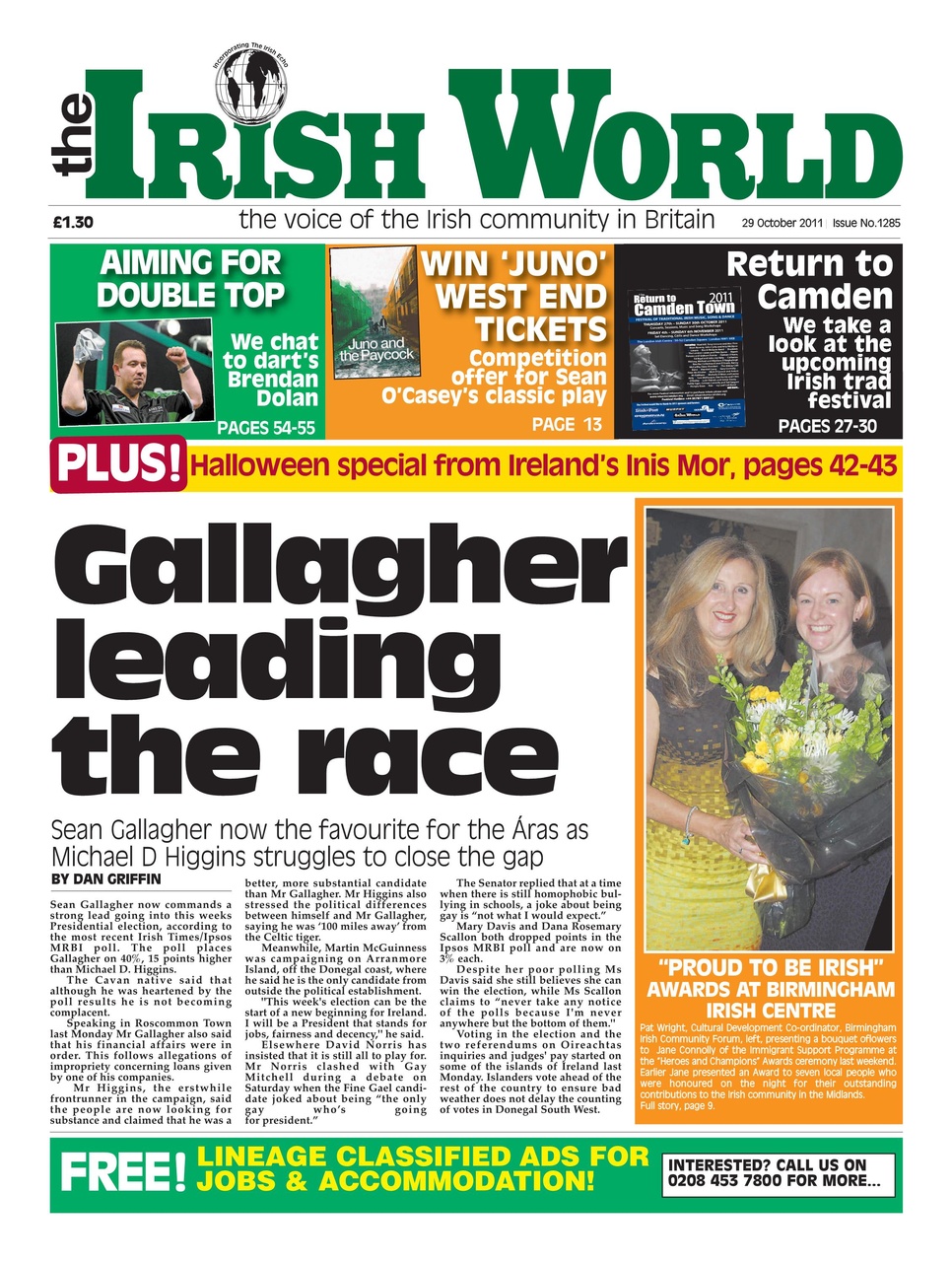 Irish World Preview Pages