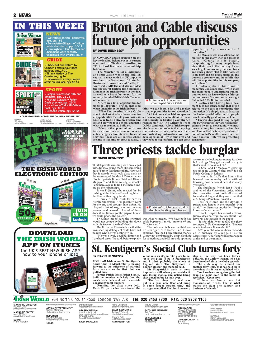 Irish World Preview Pages