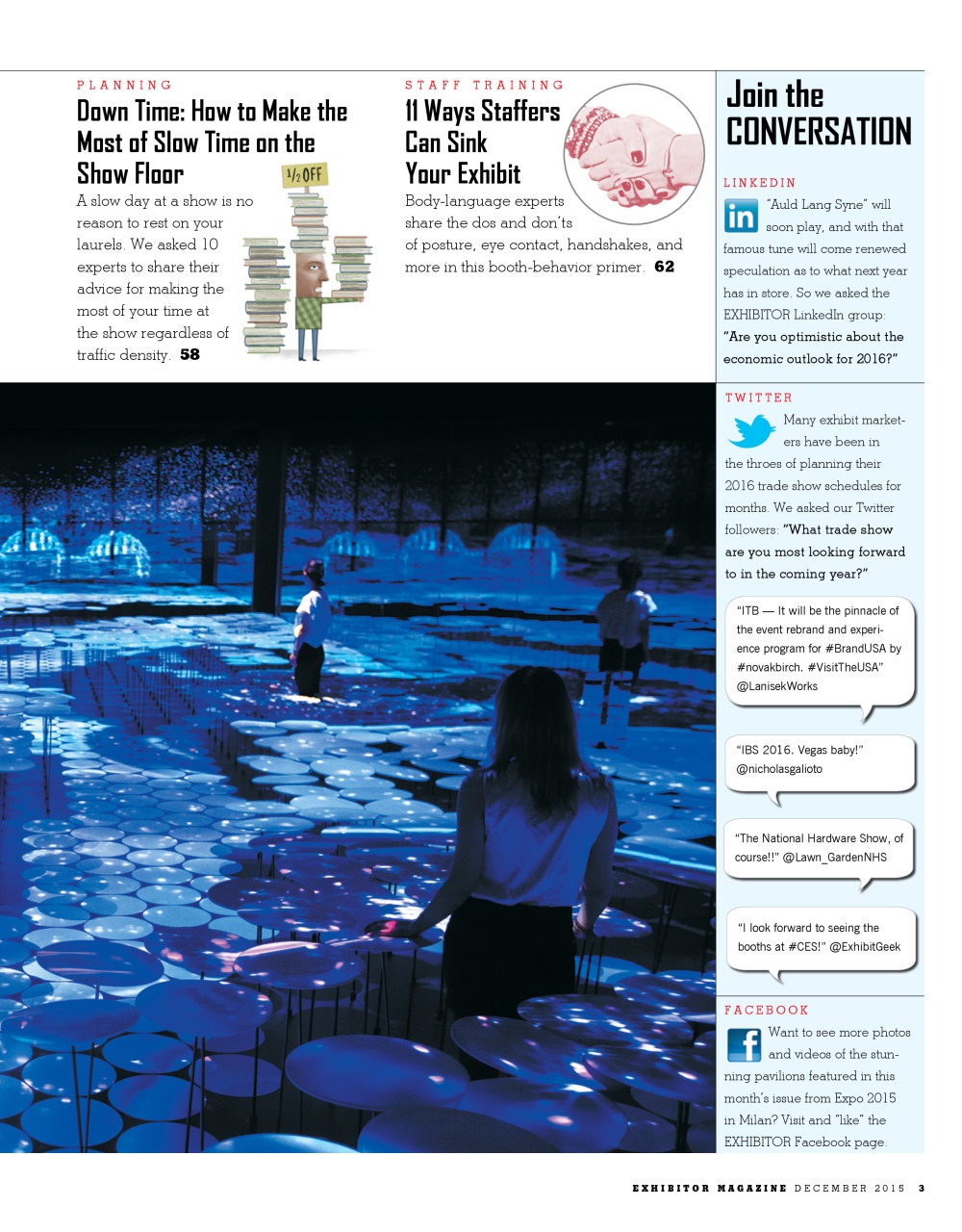 EXHIBITOR Magazine Preview Pages