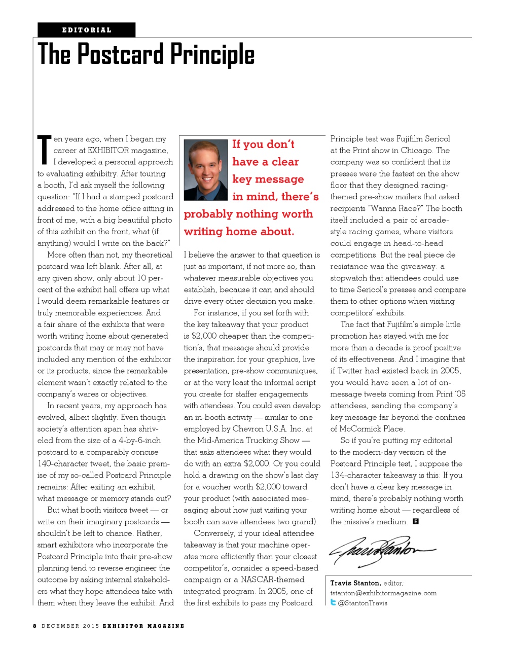 EXHIBITOR Magazine Preview Pages