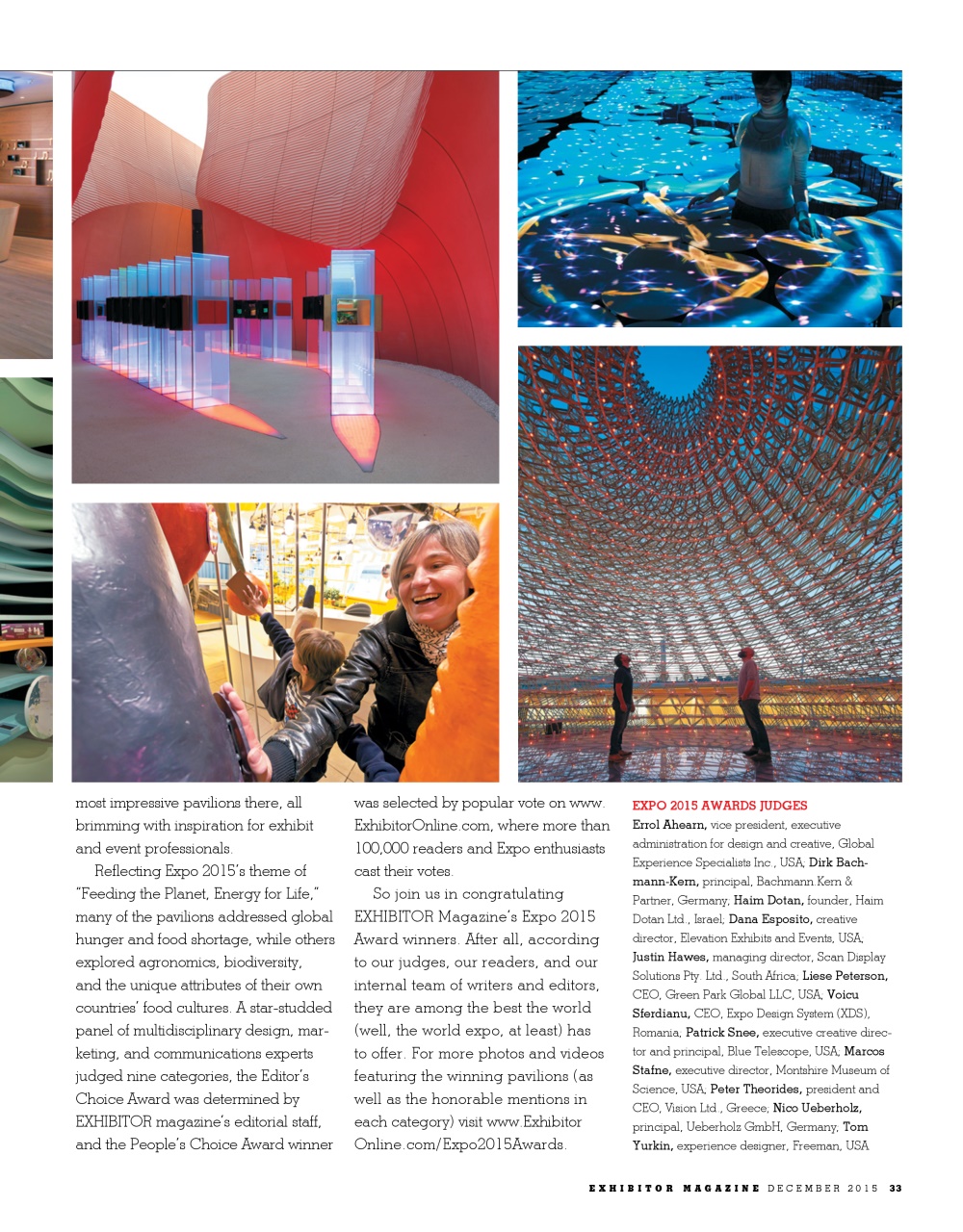 EXHIBITOR Magazine Preview Pages