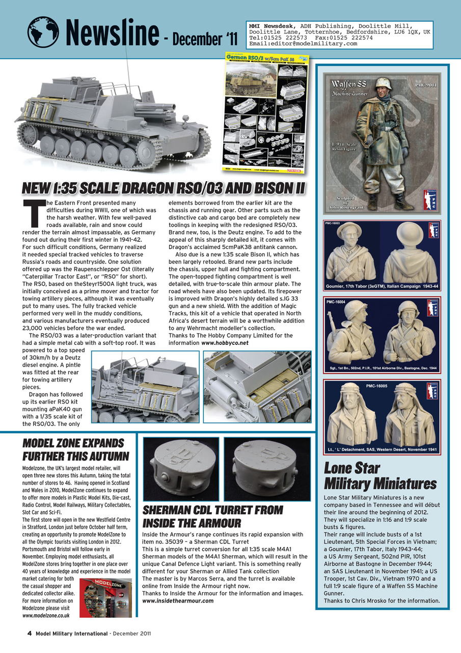 Model Military International Preview Pages