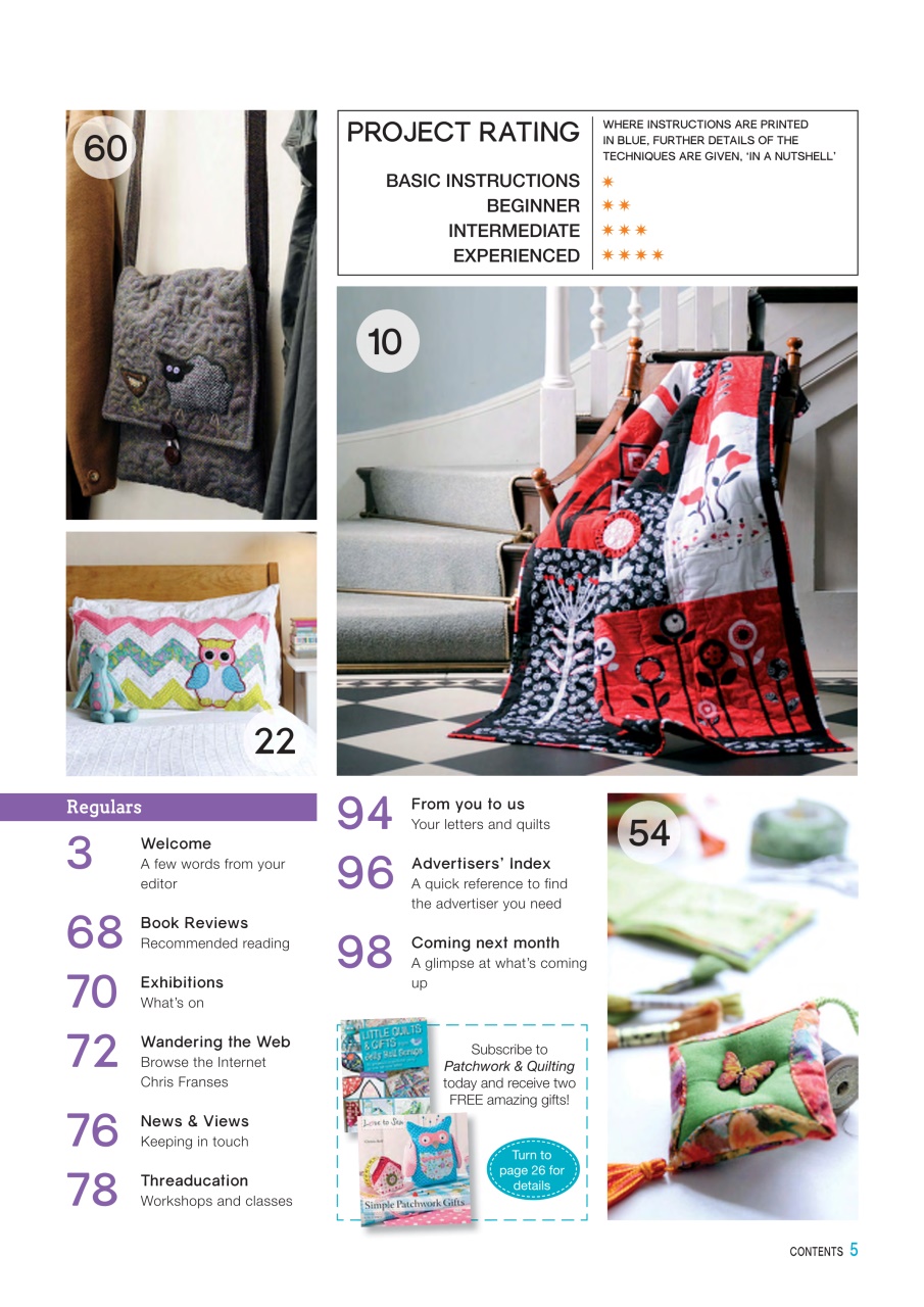 Patchwork and Quilting Preview Pages