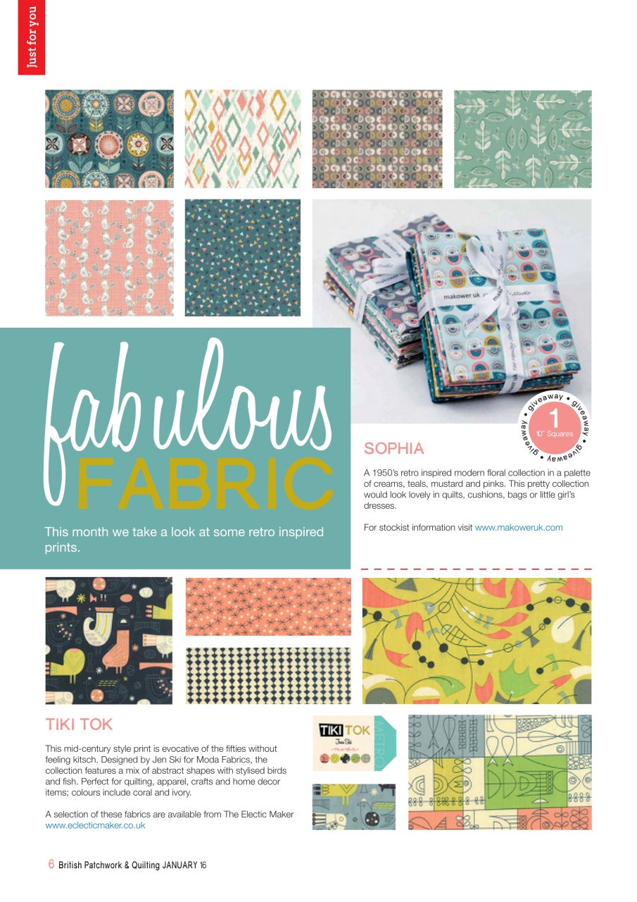 Patchwork and Quilting Preview Pages