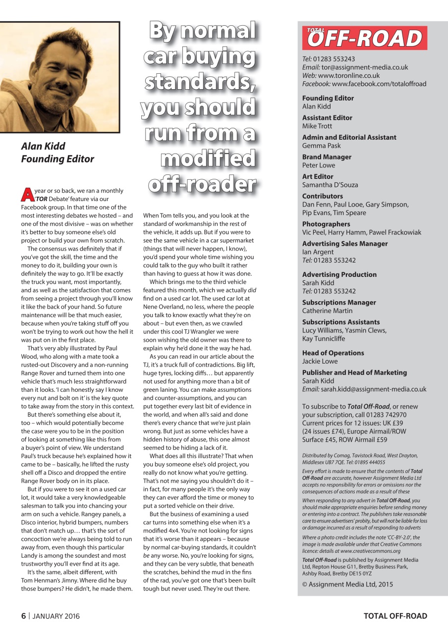 Overlander 4X4 Preview Pages