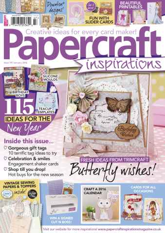 Papercraft Inspirations issue January 2016