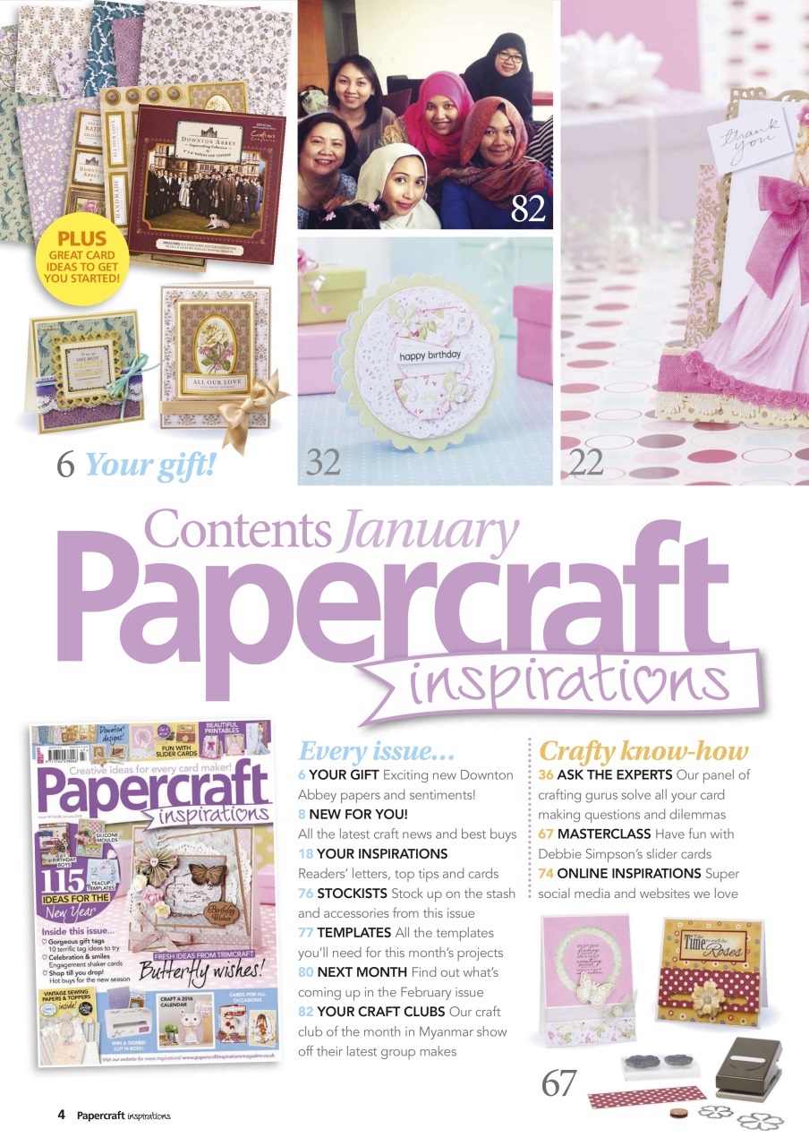 Papercraft Inspirations Preview Pages