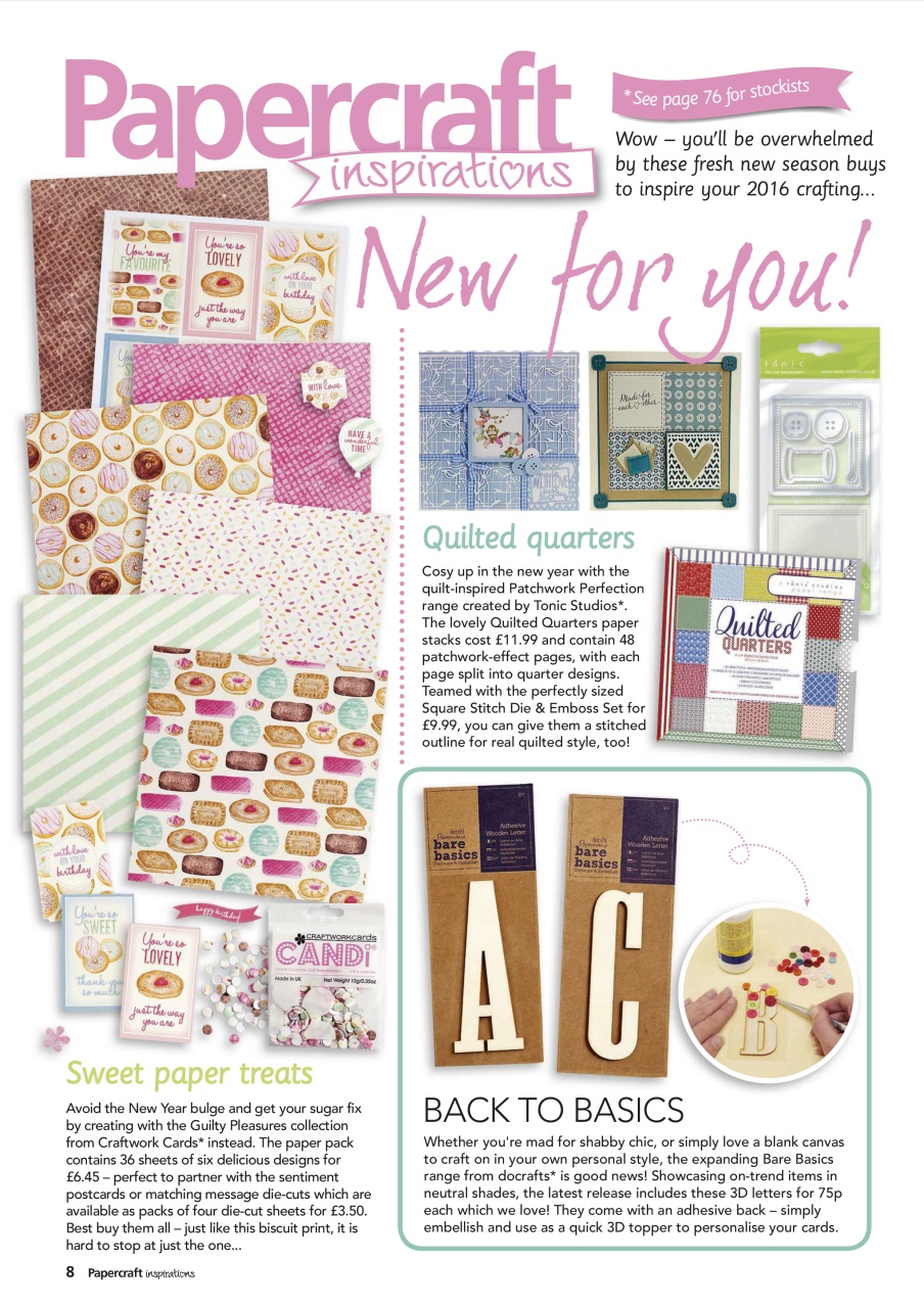 Papercraft Inspirations Preview Pages