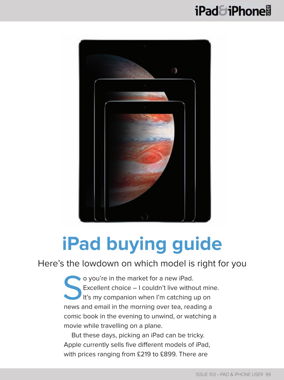 iPad and iPhone User Preview Pages