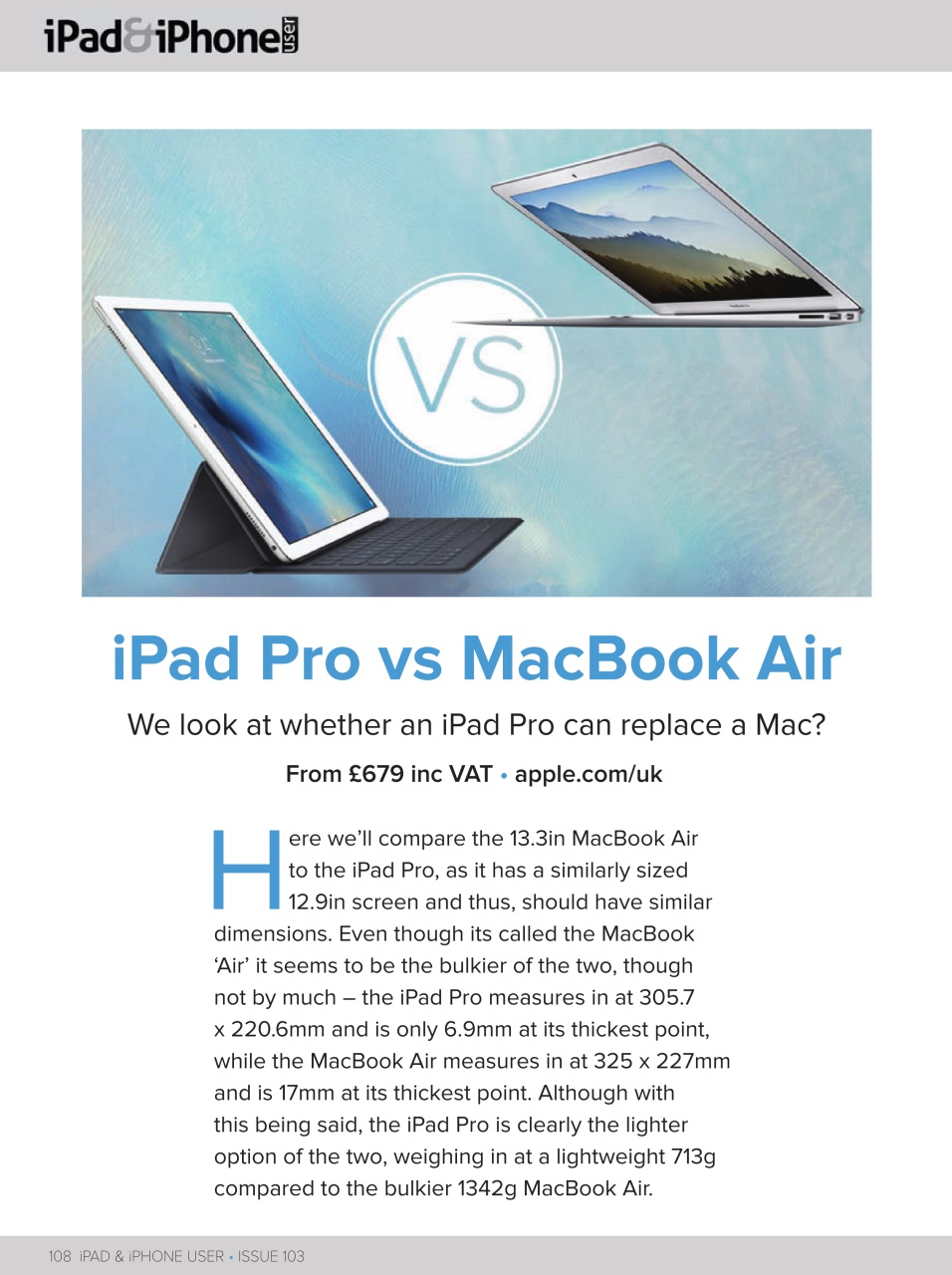 iPad and iPhone User Preview Pages