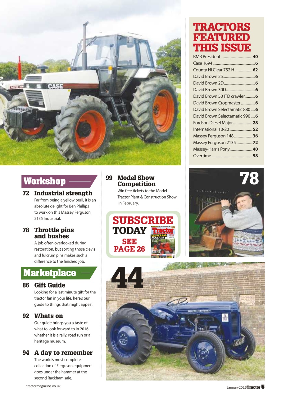 Tractor & Farming Heritage Magazine Preview Pages